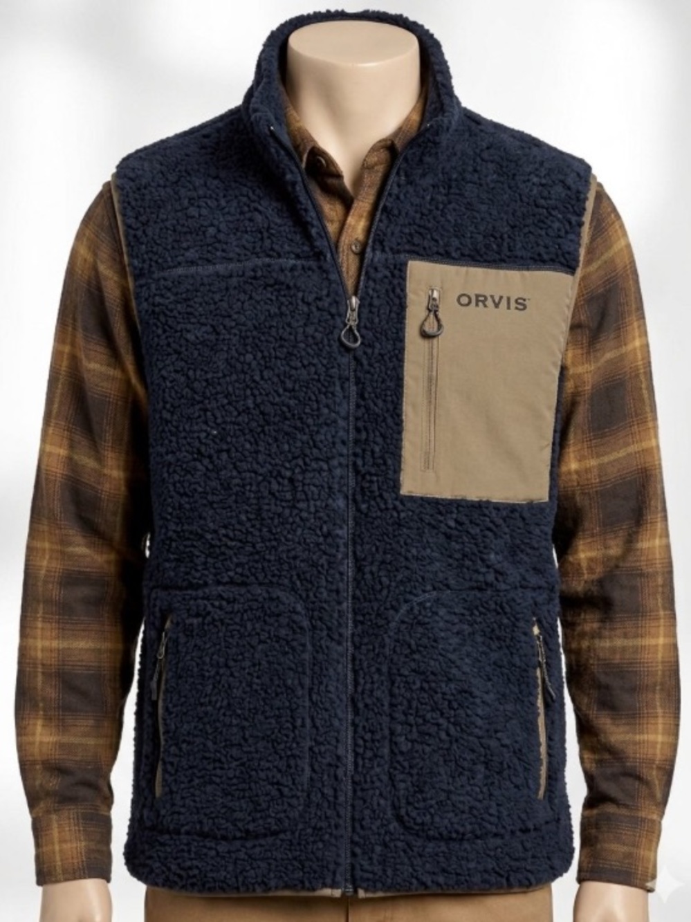 Orvis Sherpa Fleece Vest Medium